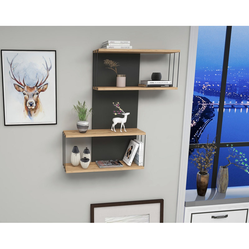 Bless international 4 Piece Floating Shelf Wayfair